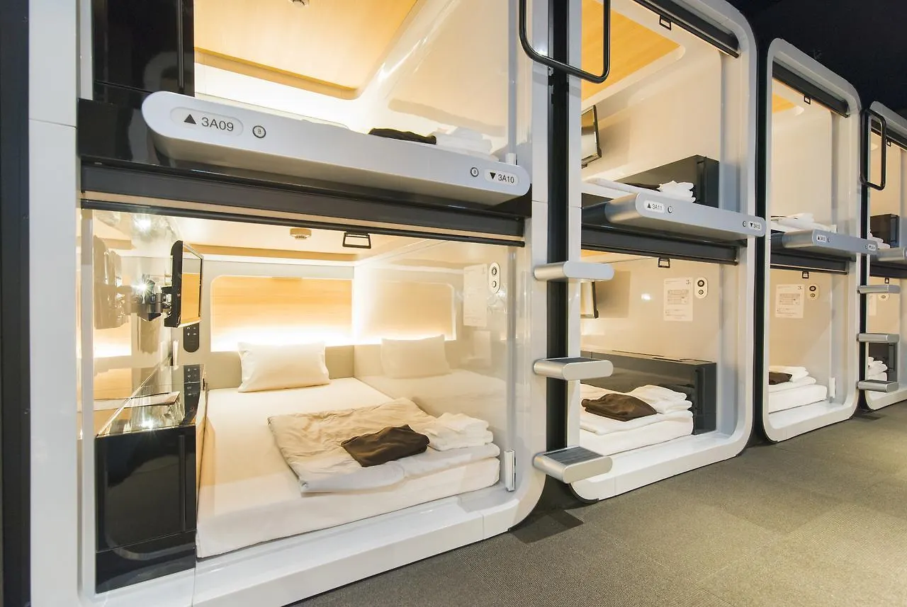 Capsule hotel First Cabin Kyoto Arashiyama Japan
